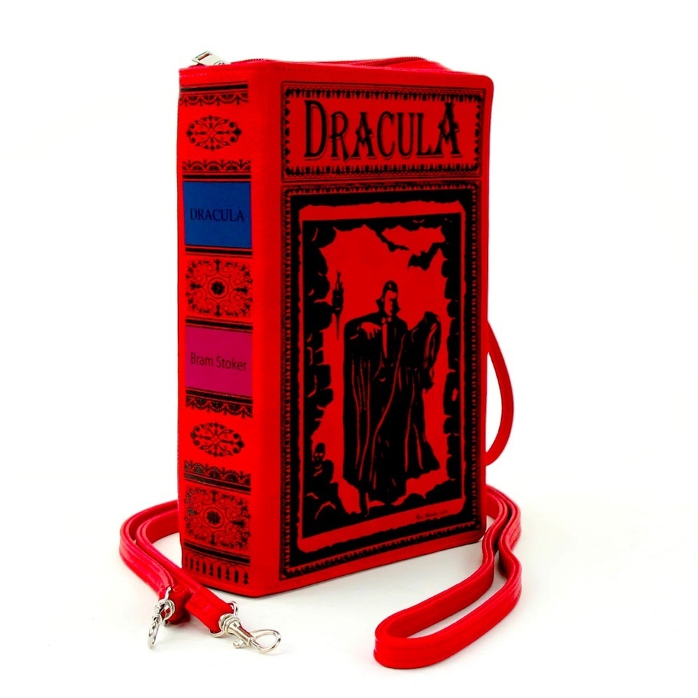 Dracula (Red) Book Clutch/Crossbody Bag​​